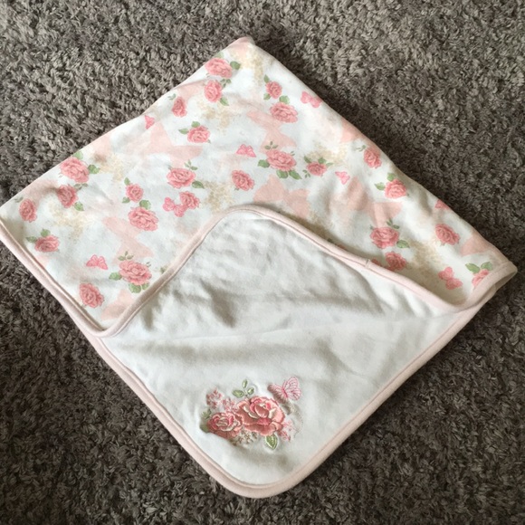 blush pink baby blanket
